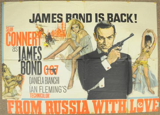 From Russia With Love poster Quad 1207f6