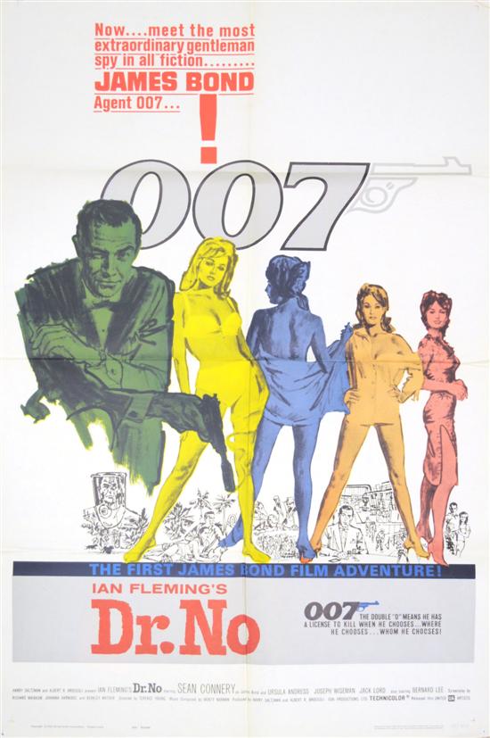 Dr No poster 1 Sheet US 1962 1207f0