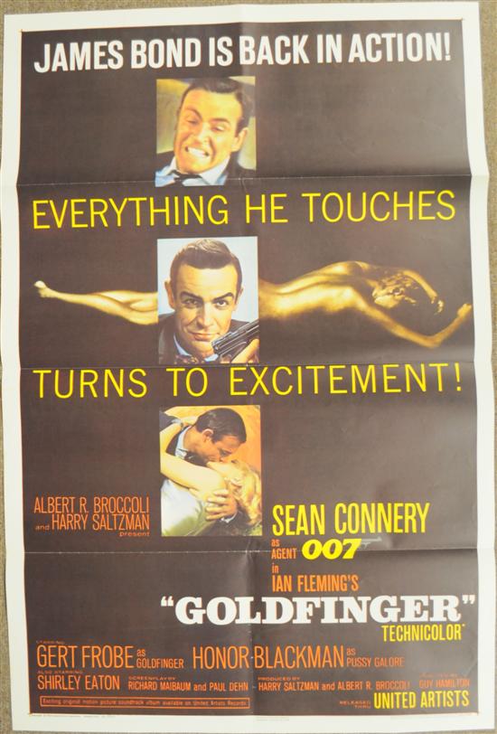 Goldfinger poster 1 Sheet US 1207fe