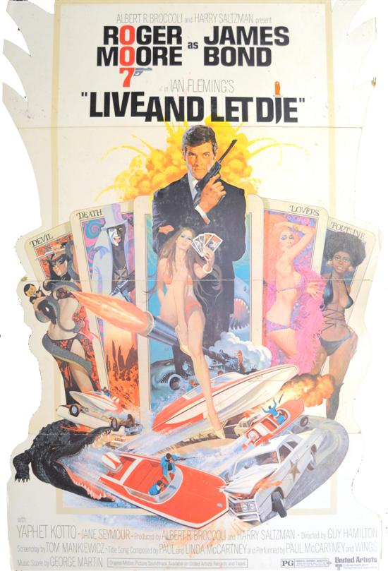 Live and Let Die lobby standee 120834