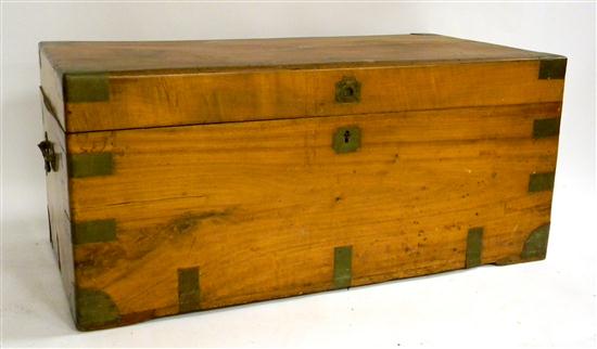 Campaign chest  mid-19th C. English