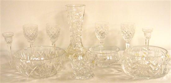 Waterford cut glass including  1208db
