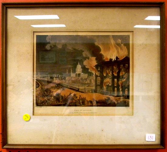 A. Pugin and T. Rowlandson  Fire in