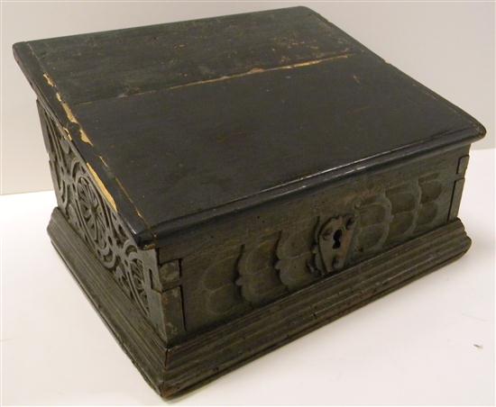 Early painted document/bible box