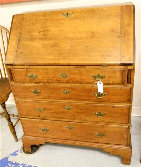 American 18th C. slant lid desk