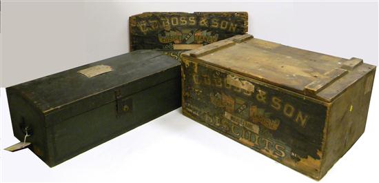 Box lid wood cracker box crate  120950
