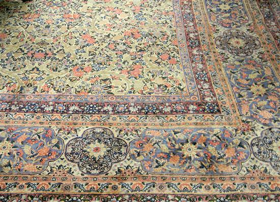 Antique Fine Persian Kirmen palace