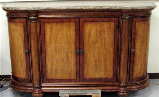 20th C Hekman Sideboard with faux 120aaa