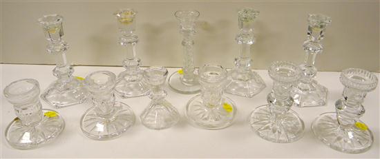 Waterford and other cut colorless glass