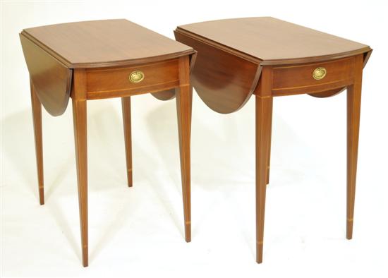 Pair of mahogany Pembroke style 120acc