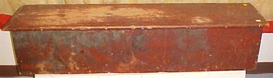 Rifle shipping wooden chest painted 120b49