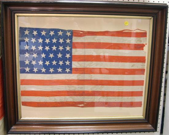 39 Star American flag  silk  24''