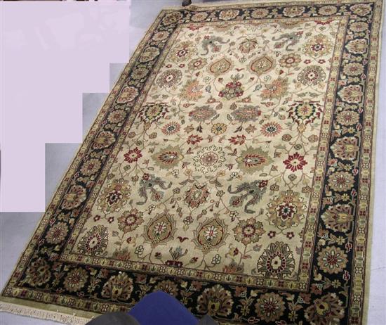 Persian Sarouk 6 x 9 taupe 120b68