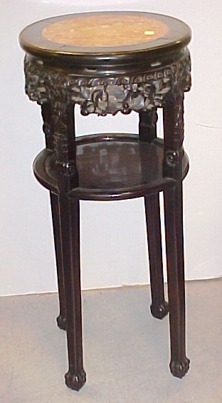 Chinese export stand  round rose