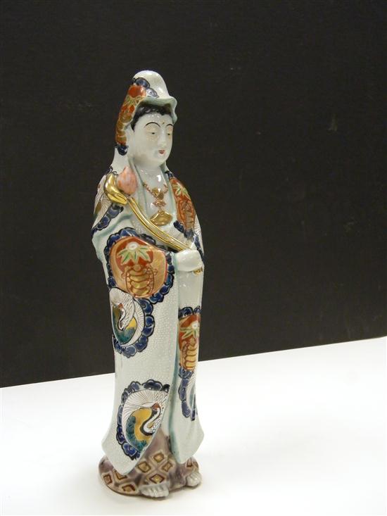 Japanese Kutani Kannon female porcelain