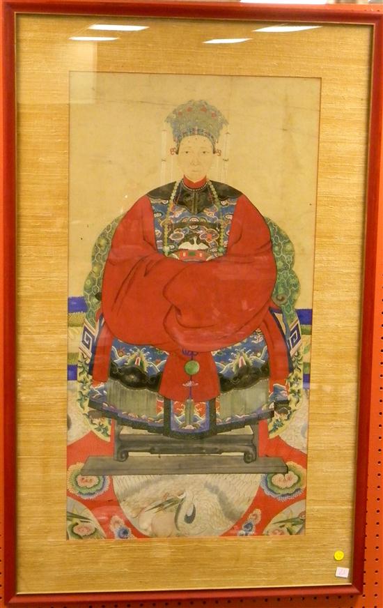 19th C. Chinese ancestral portrait