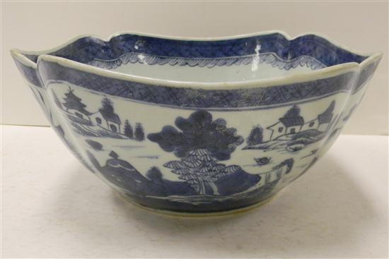 Chinese Export blue and white Canton 120bf7