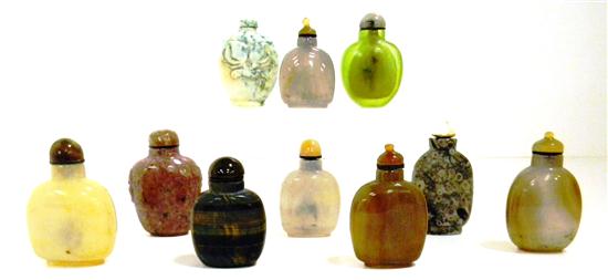 Ten 20th century snuff bottles 120cc1