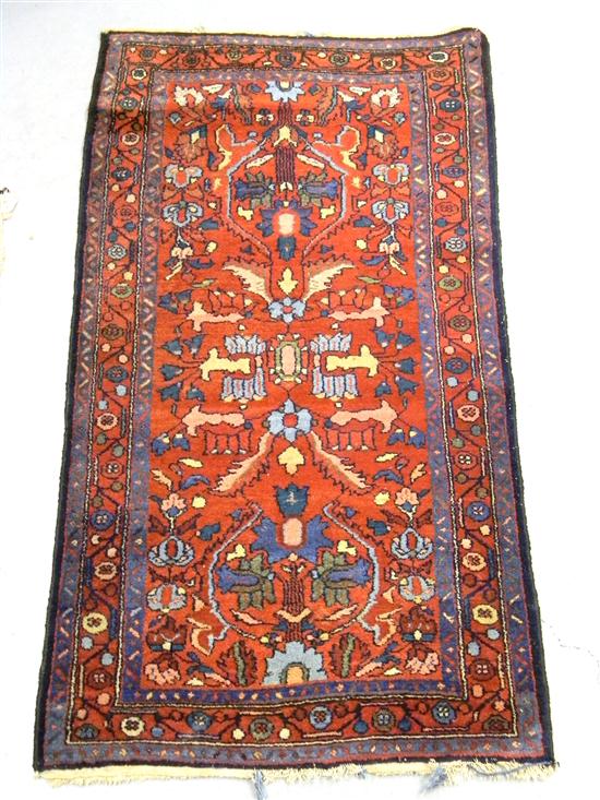 Persian Josan red field with blue 120ccb