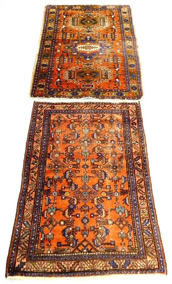 Persian Karaja red and brown field 120d02