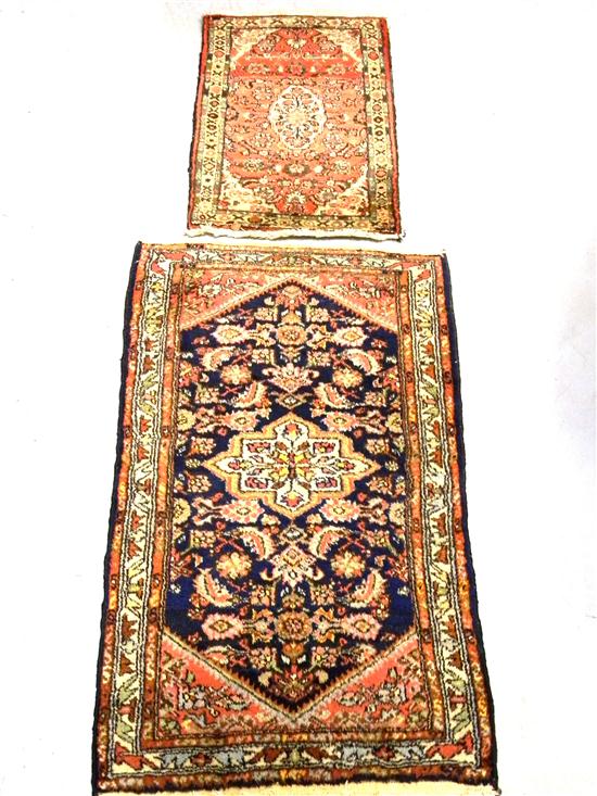Two semi antique Persian Hamadan 120d1c