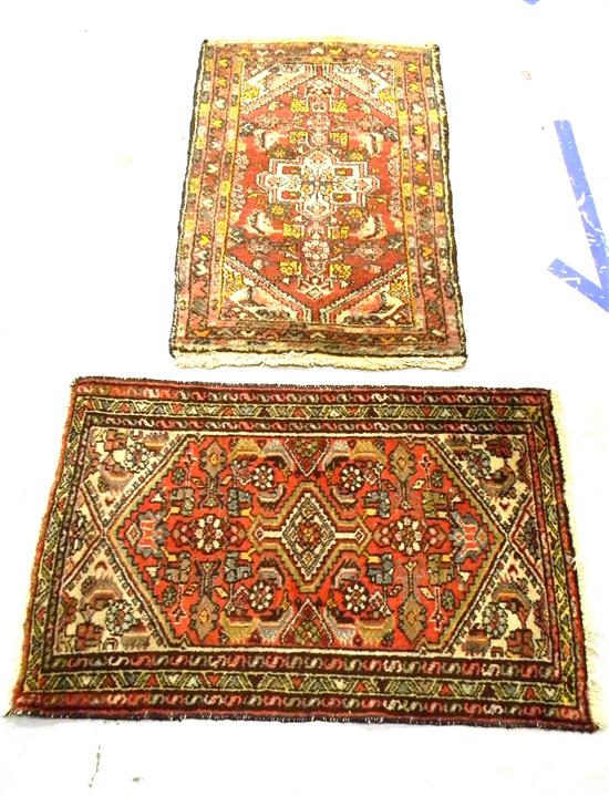 Two semi antique Persian Hamadan 120d1b