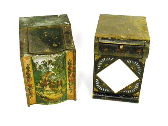 Tole decorated storage boxes one 120d27
