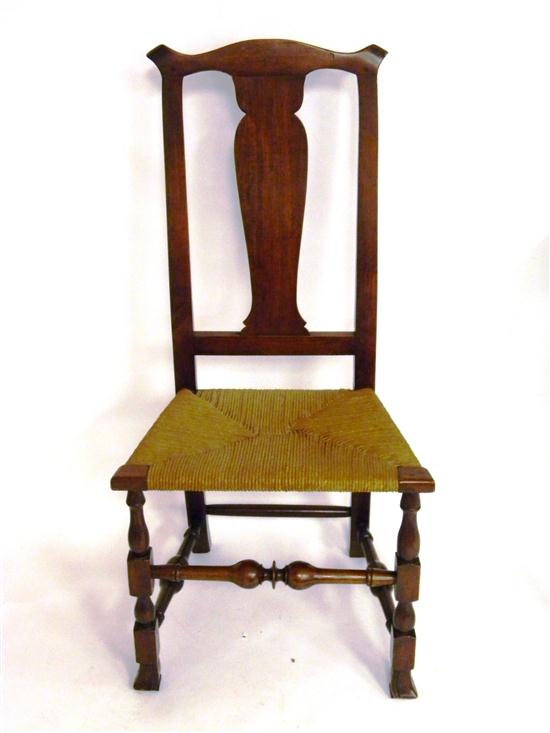 Queen Anne style rush seat side 120d2e