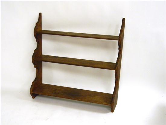 Small oak book shelf shaped sides 120d8e