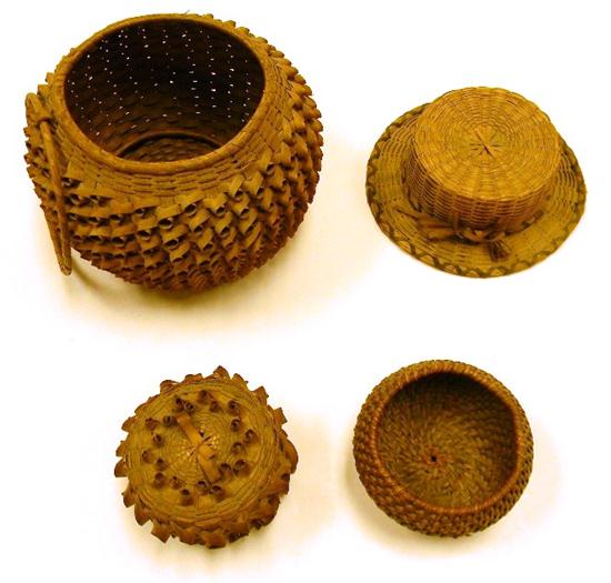 Woven baskets most likely made