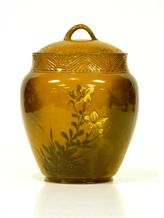 Rookwoord pottery cannister with