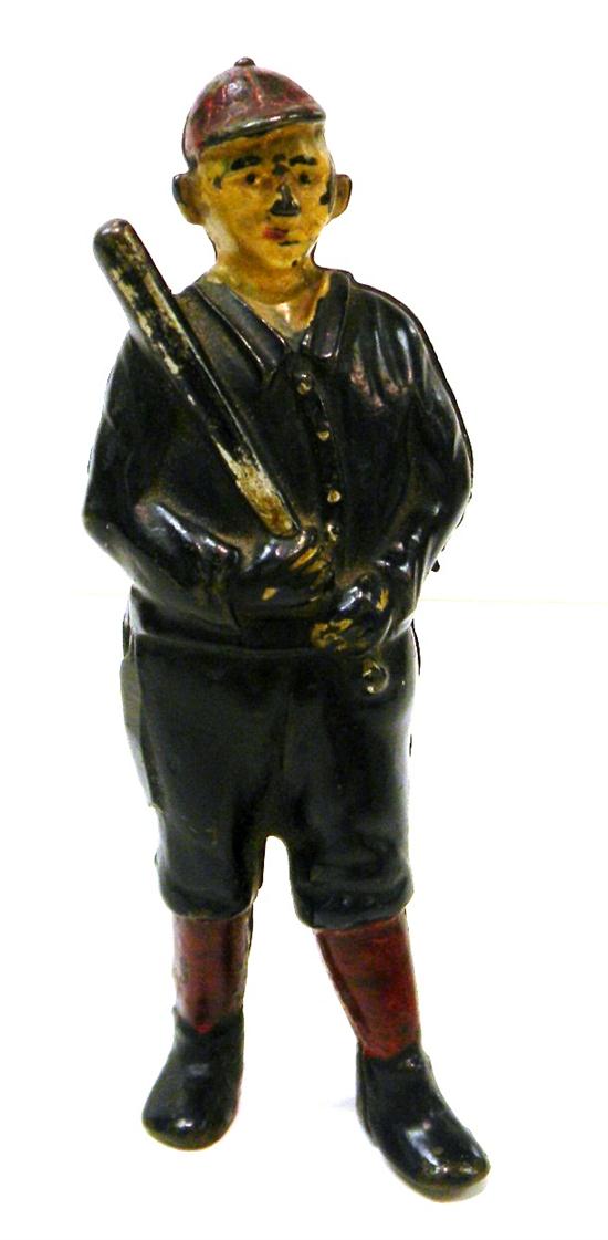 A.C.Williams cast iron baseball player