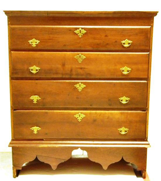 Tall chest  four drawer converted