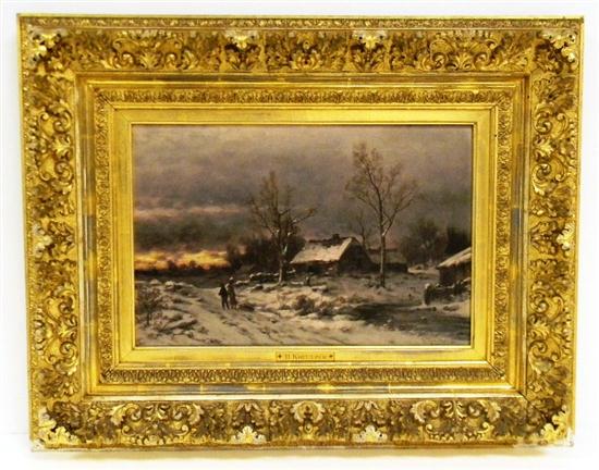 B Kreutzer 19th C German oil 120e54