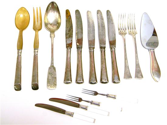 Assortment of utensils and serving pieces