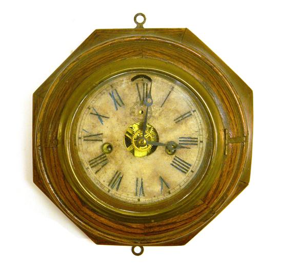 Waterbury Clock Co octagonal 120ea4