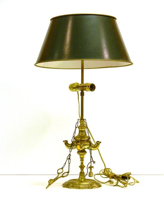 Brass Near Eastern fluid lamp with 120eb4