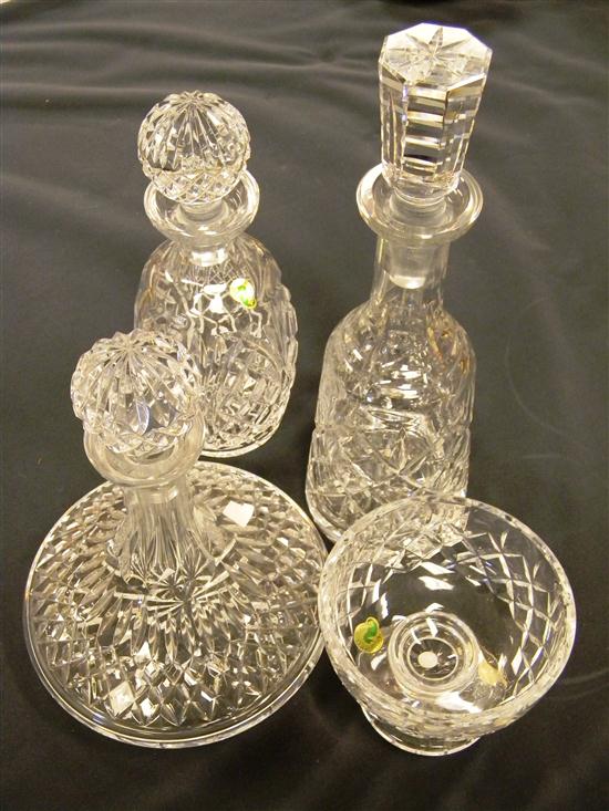 Waterford cut crystal  four pieces