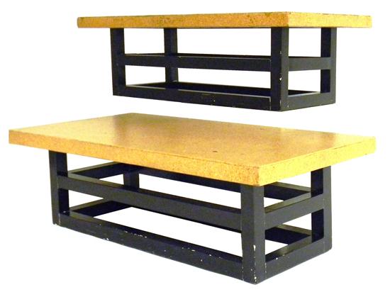 Pair of benches after Paul T Frankl 120ee4