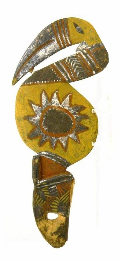 New Guinea canoe decoration figurehead 120ee6