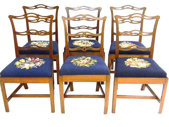 Six matching Chippendale style 120f11