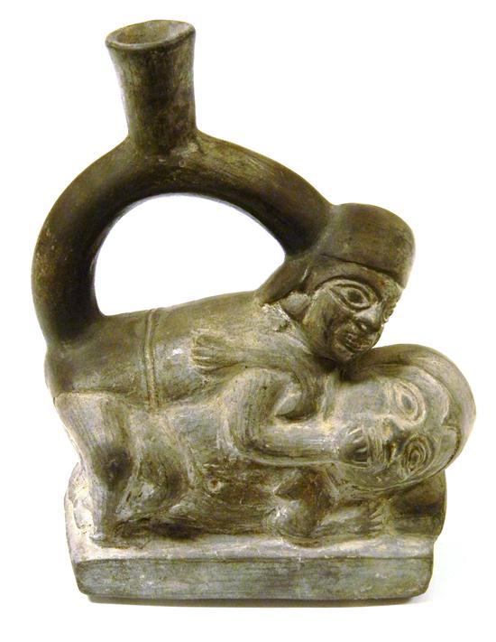C 700 CE erotica vase Chimu culture 120f6a
