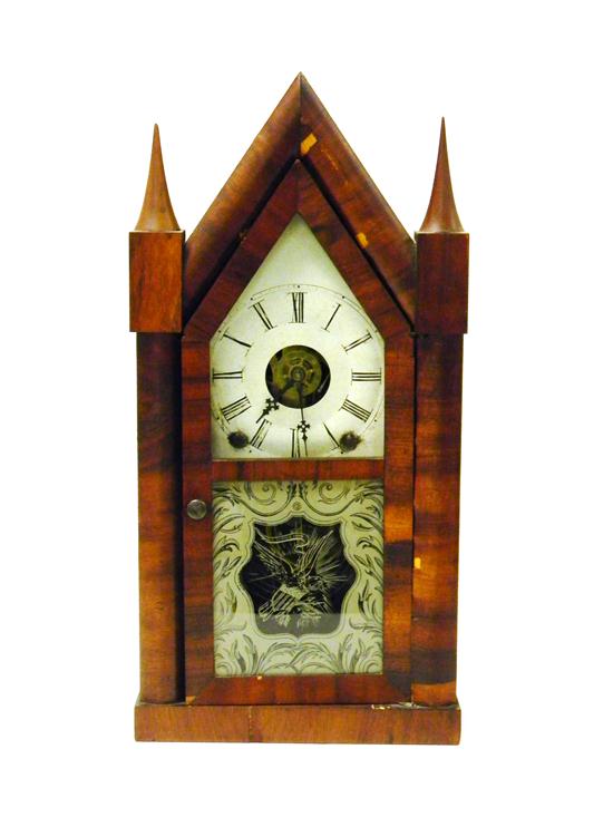 Eight day steeple clock by Terry 120f79