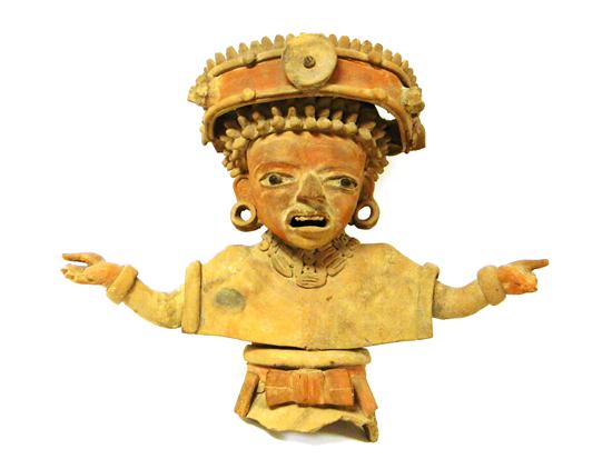 Pre-Columbian elaborately crowned