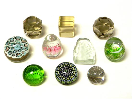 Ten paperweights larger Perthshire 120f96