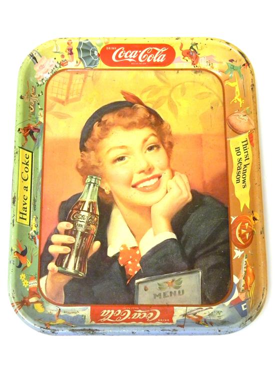 Vintage Coca-Cola serving tray  oblong