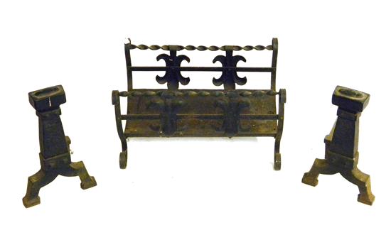 Fireplace set three pieces including  120f98