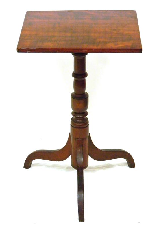 Candlestand 19th C square top 120ff6