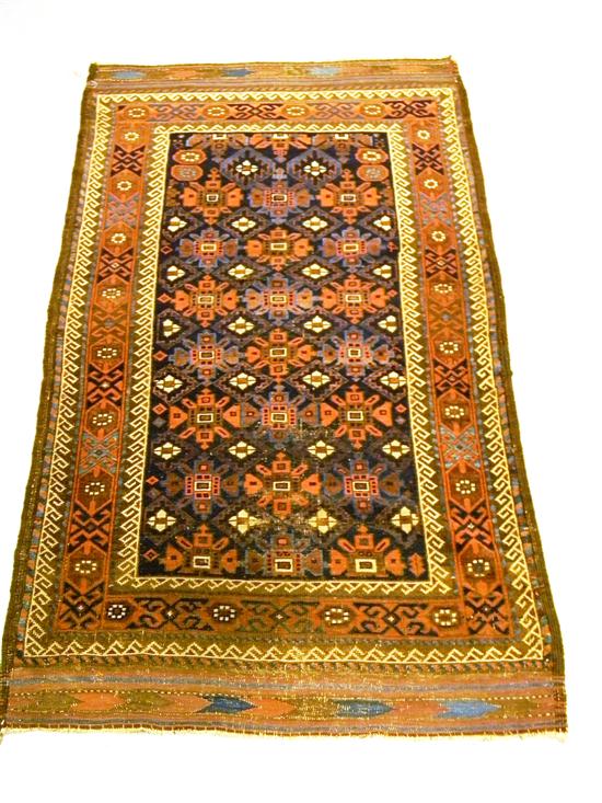 Antique Beluchistan scatter rug