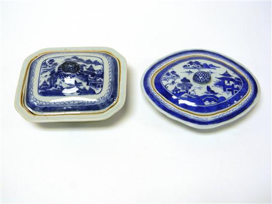 Chinese Export blue and white Canton 12101c